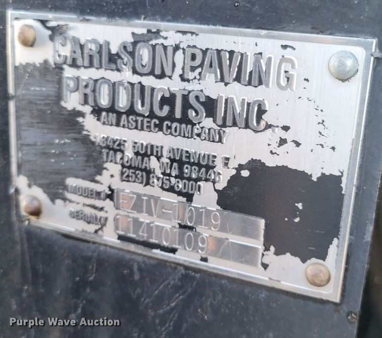 image for item DO4203 2009 Roadtec RP195  paver