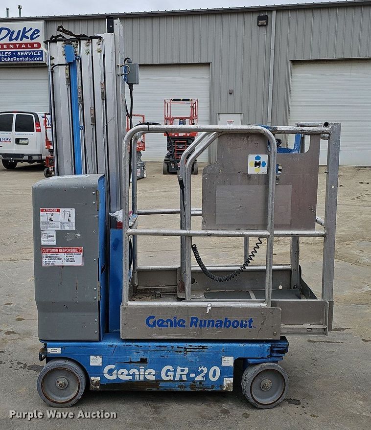 image for item DO4206 2013 Genie GR20  scissor lift