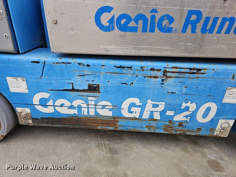 image for item DO4206 2013 Genie GR20  scissor lift