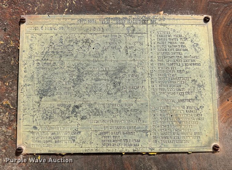 image for item DP0034 Pettibone SM-710  speed mixer tractor