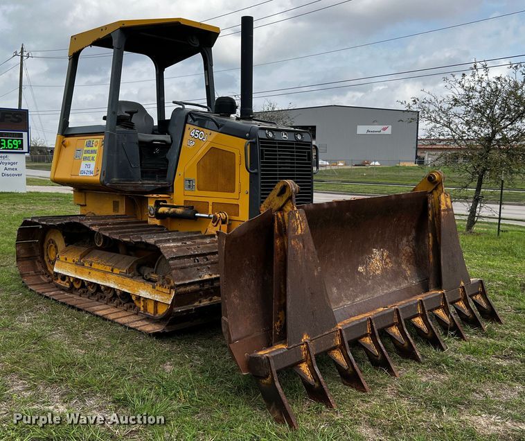 image for item DQ1997 2014 John Deere 450J LGP  dozer