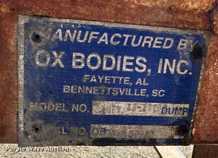 image for item DR6011 Ox Bodies  dump bed
