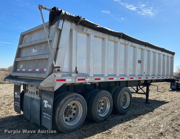 image for item DR6025 2000 Travis  end dump trailer