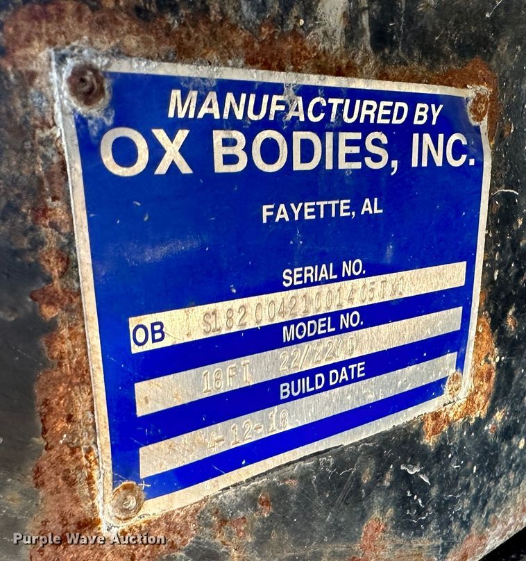 image for item DR6028 Ox Bodies  dump bed