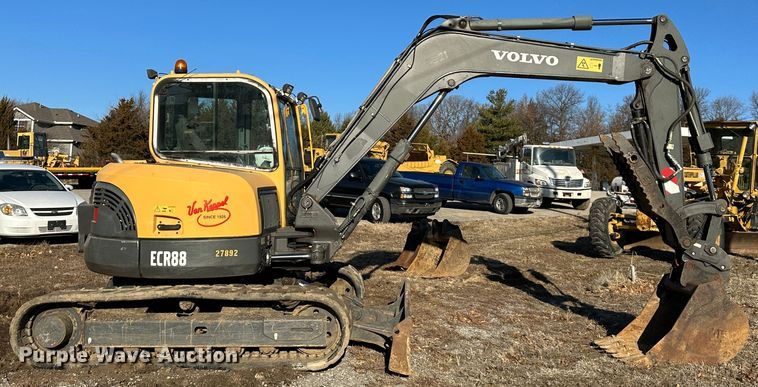 image for item DR7464 2013 Volvo ECR88  mini excavator