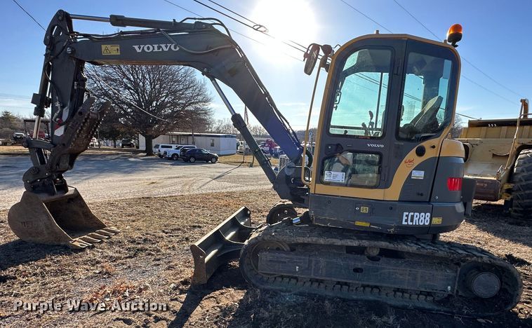 image for item DR7464 2013 Volvo ECR88  mini excavator