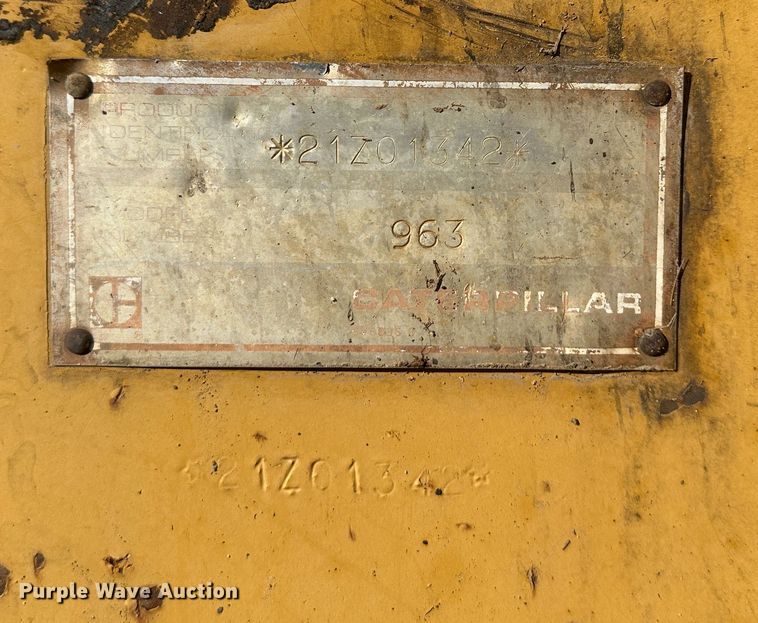 image for item DR7466 1987 Caterpillar 963  track loader