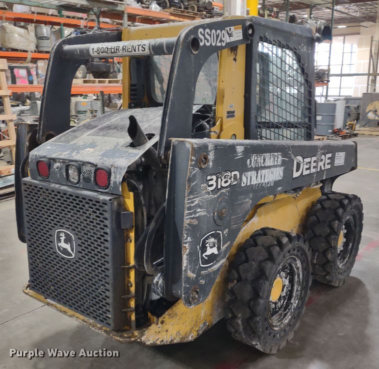 image for item DR8241 2011 John Deere 318D  skid steer loader