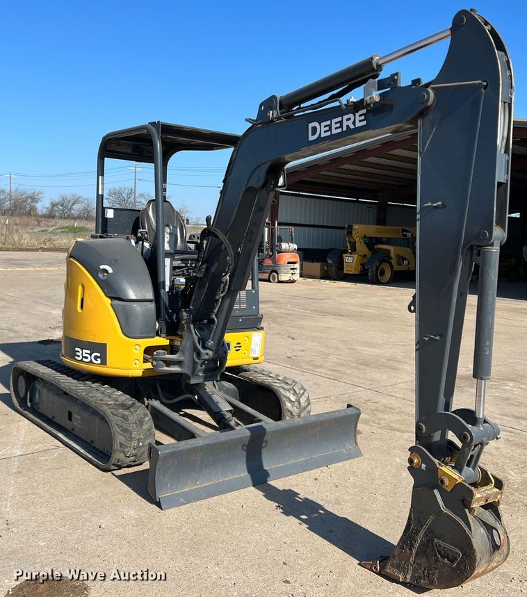 image for item DS2785 2019 John Deere 35G  mini excavator