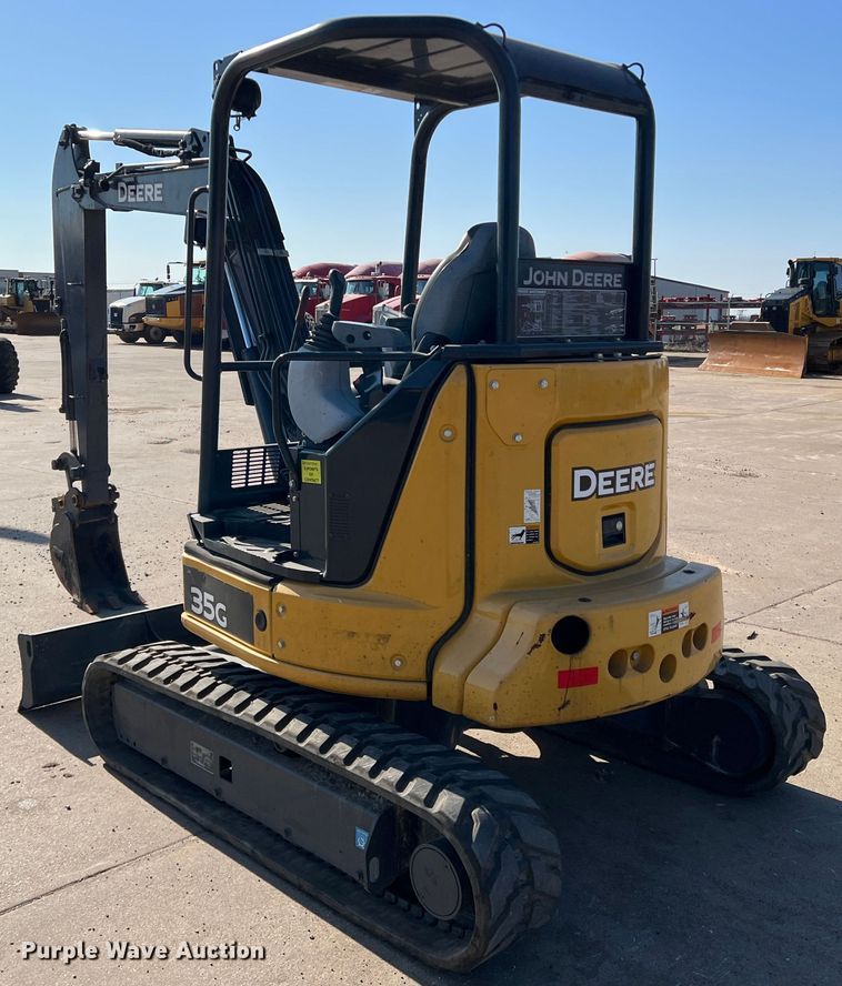 image for item DS2785 2019 John Deere 35G  mini excavator