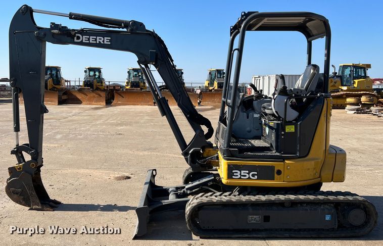 image for item DS2785 2019 John Deere 35G  mini excavator