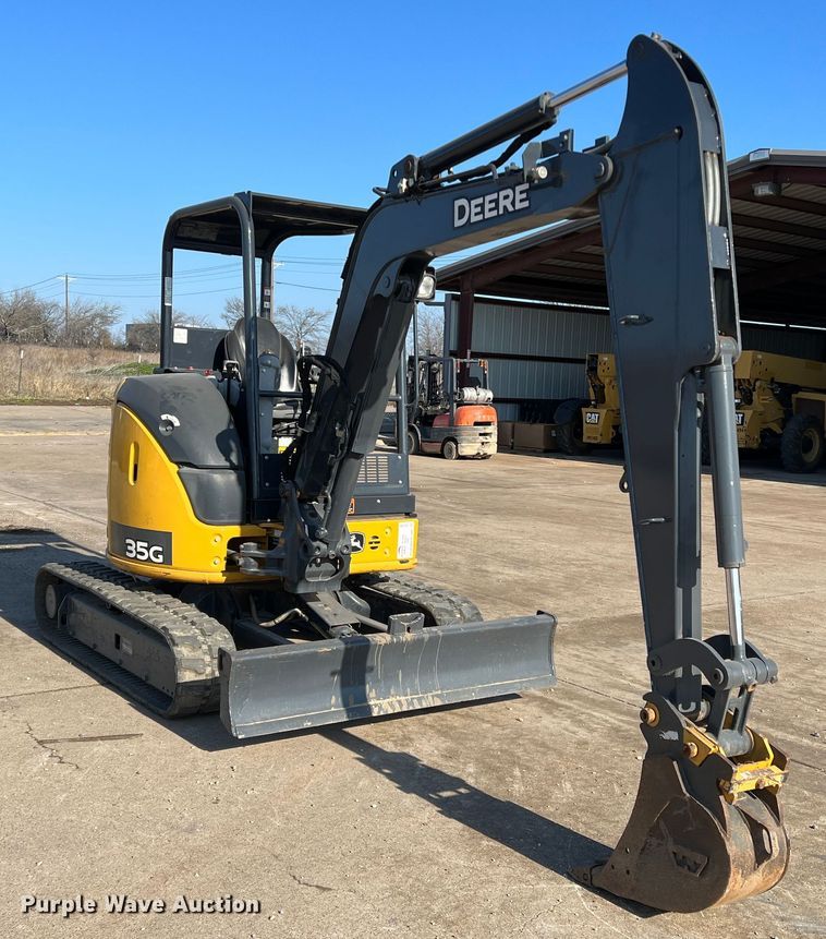 image for item DS2786 2019 John Deere 35G  mini excavator