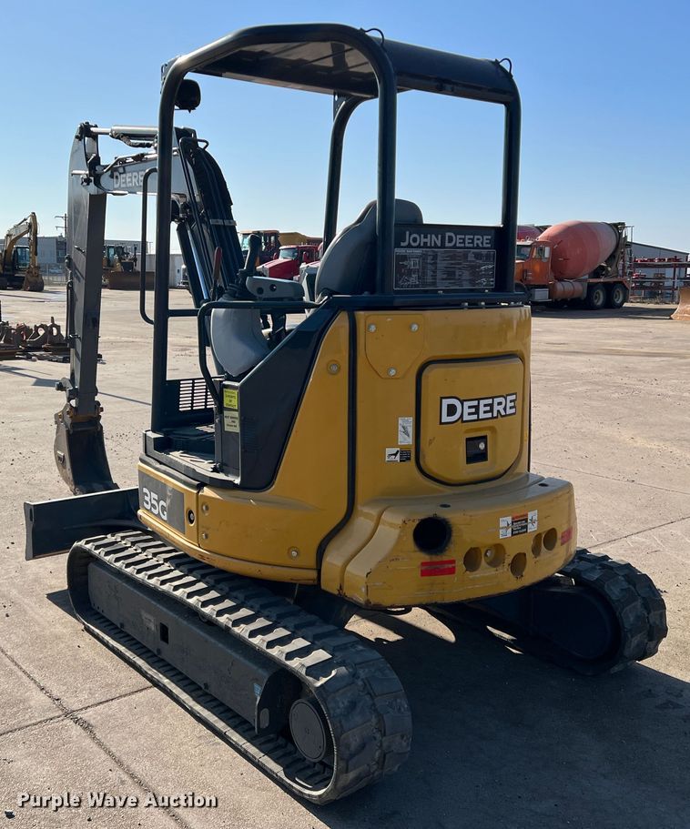 image for item DS2786 2019 John Deere 35G  mini excavator