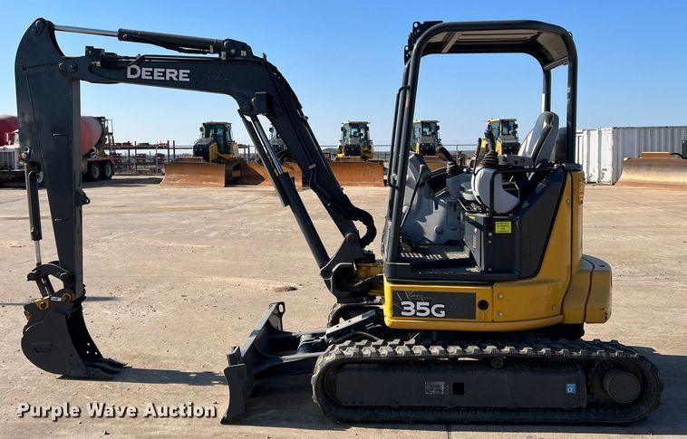 image for item DS2787 2019 John Deere 35G  mini excavator