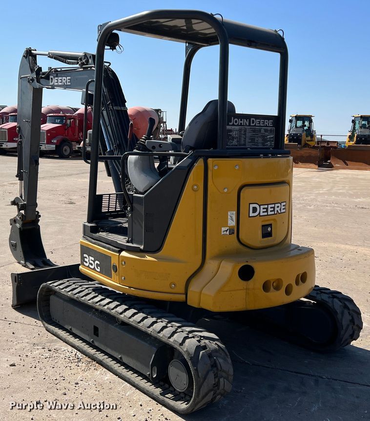 image for item DS2788 2019 John Deere 35G  mini excavator