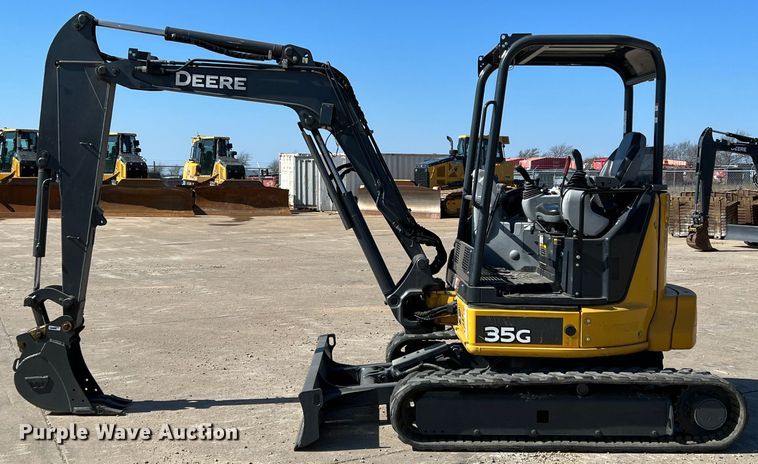 image for item DS2788 2019 John Deere 35G  mini excavator
