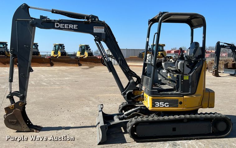 image for item DS2789 2019 John Deere 35G  mini excavator