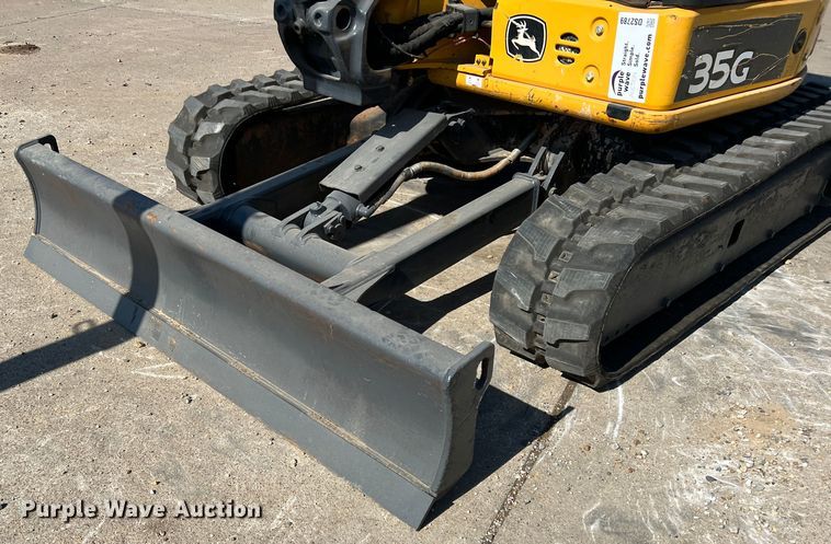 image for item DS2789 2019 John Deere 35G  mini excavator