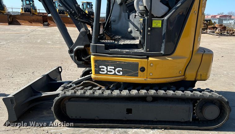 image for item DS2789 2019 John Deere 35G  mini excavator