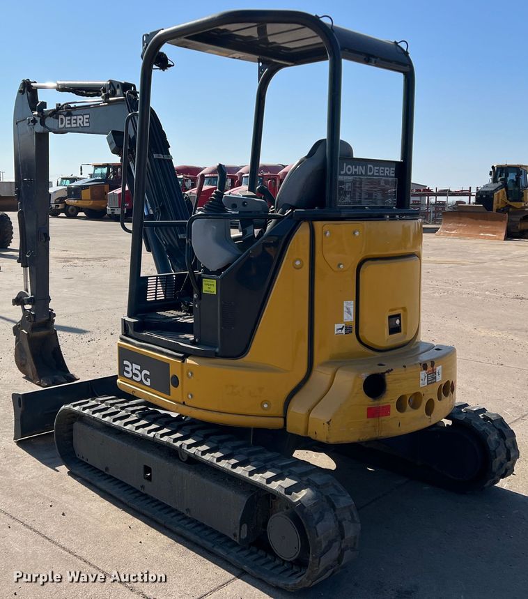 image for item DS2790 2019 John Deere 35G  mini excavator