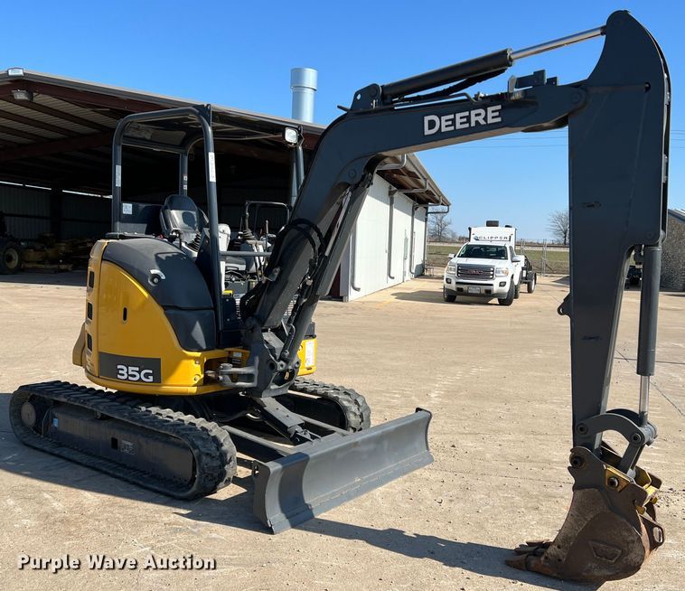 image for item DS2791 2019 John Deere 35G  mini excavator