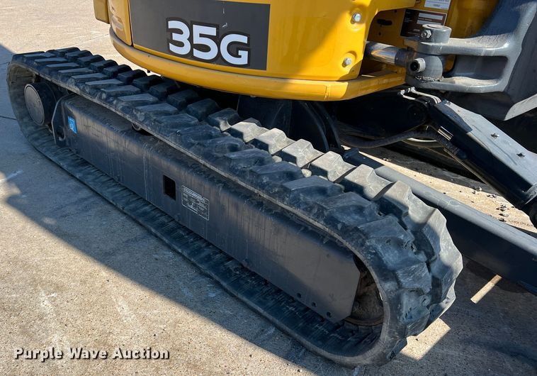 image for item DS2791 2019 John Deere 35G  mini excavator