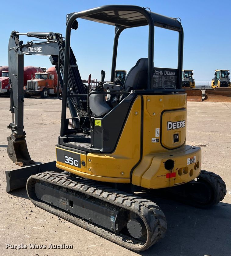 image for item DS2792 2019 John Deere 35G  mini excavator
