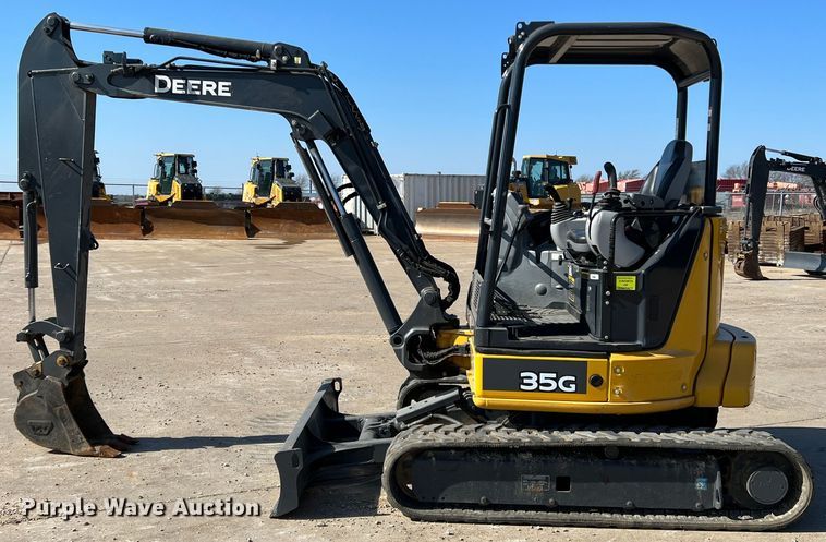 image for item DS2792 2019 John Deere 35G  mini excavator