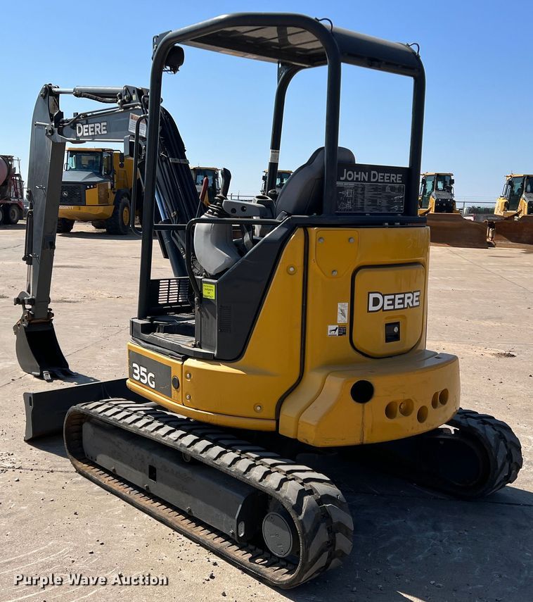 image for item DS2793 2019 John Deere 35G  mini excavator