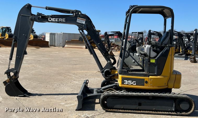 image for item DS2793 2019 John Deere 35G  mini excavator