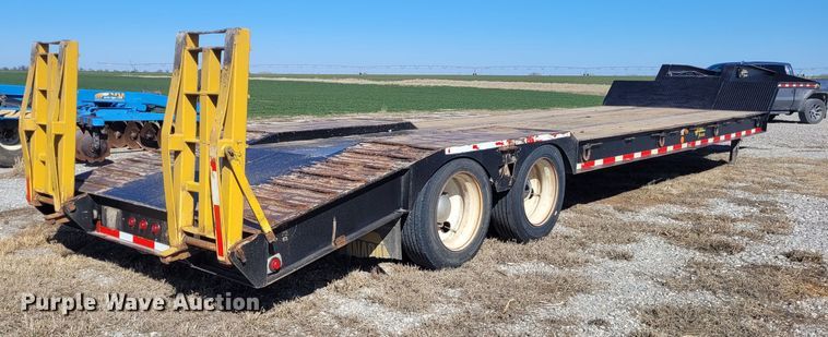 image for item EB9752 2011 Atoka  drop deck equipment trailer