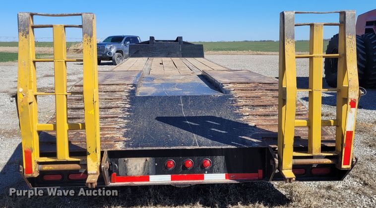 image for item EB9752 2011 Atoka  drop deck equipment trailer