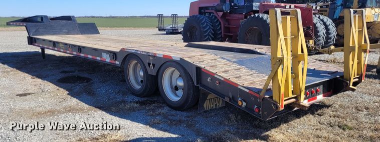 image for item EB9752 2011 Atoka  drop deck equipment trailer