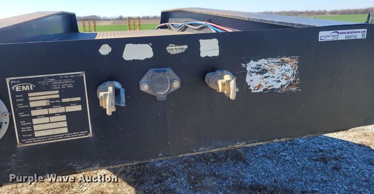 image for item EB9752 2011 Atoka  drop deck equipment trailer