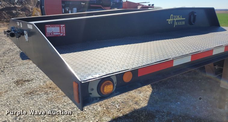 image for item EB9752 2011 Atoka  drop deck equipment trailer