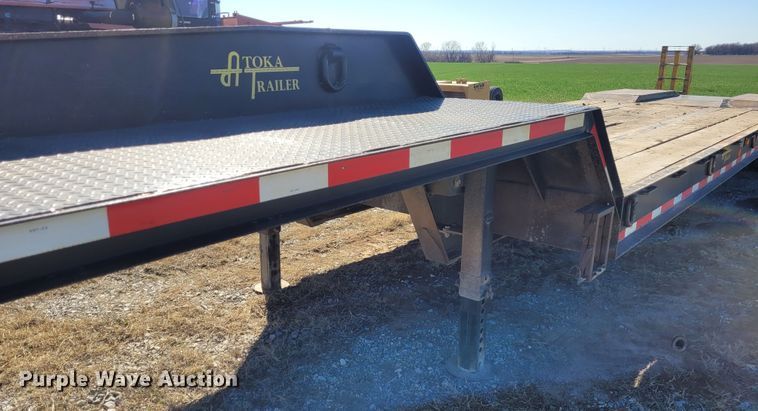 image for item EB9752 2011 Atoka  drop deck equipment trailer