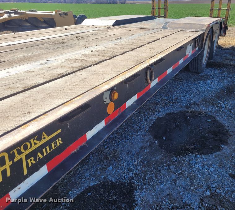 image for item EB9752 2011 Atoka  drop deck equipment trailer