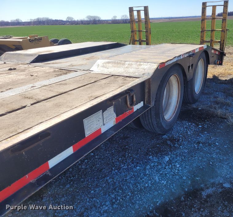 image for item EB9752 2011 Atoka  drop deck equipment trailer