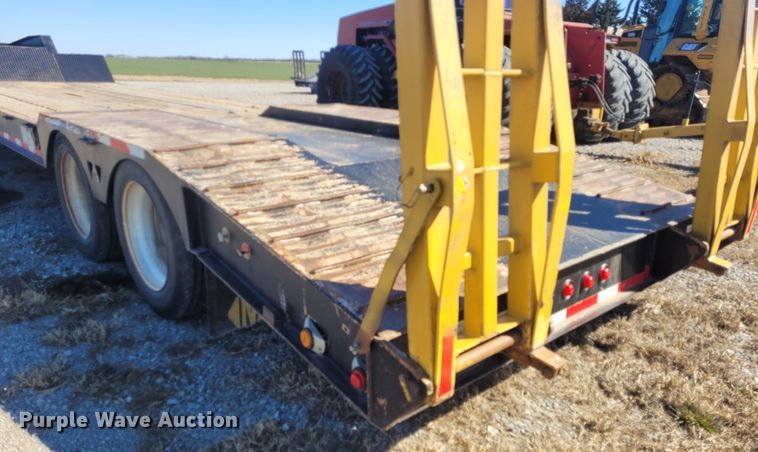 image for item EB9752 2011 Atoka  drop deck equipment trailer