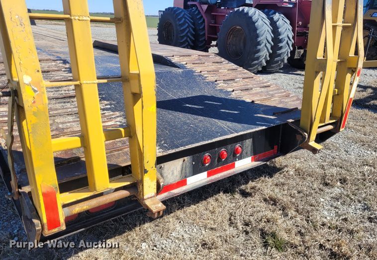 image for item EB9752 2011 Atoka  drop deck equipment trailer