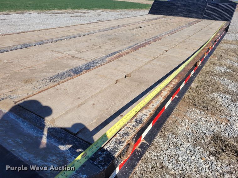 image for item EB9752 2011 Atoka  drop deck equipment trailer