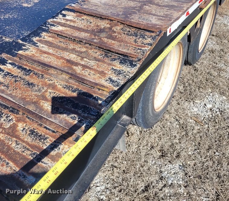 image for item EB9752 2011 Atoka  drop deck equipment trailer