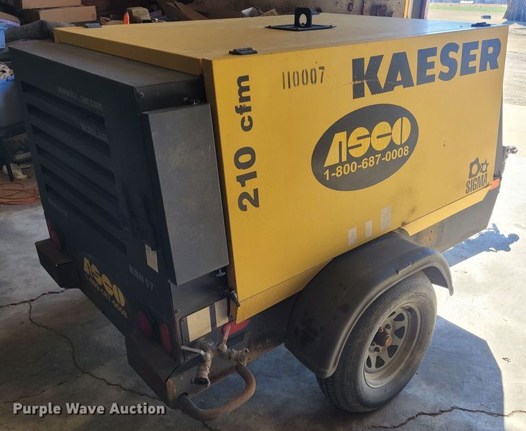 image for item EB9757 Kaeser 210  air compressor