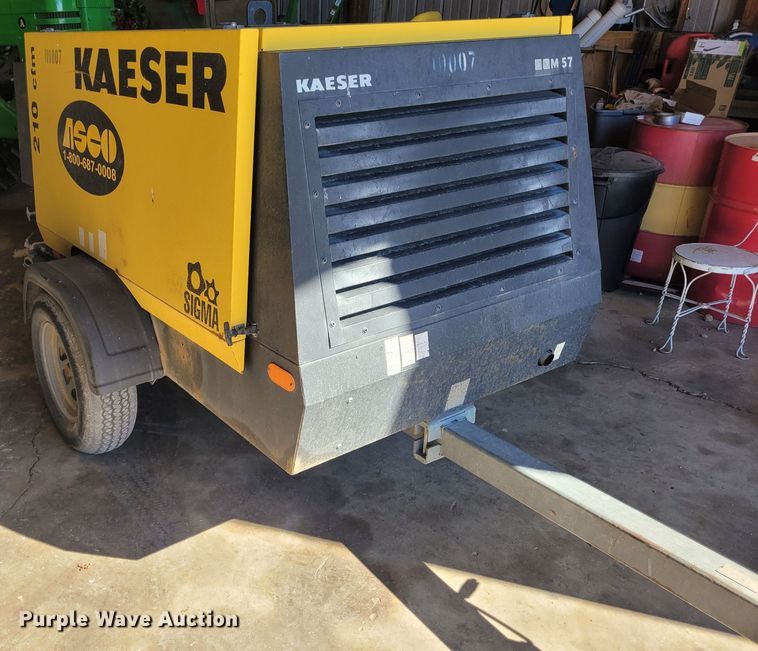 image for item EB9757 Kaeser 210  air compressor