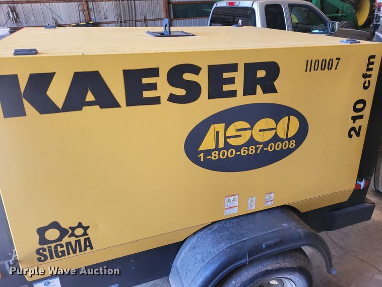 image for item EB9757 Kaeser 210  air compressor