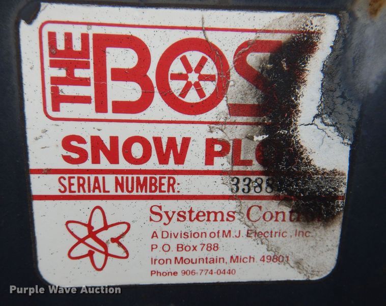 image for item IO9442 The Boss Power V  snow plow