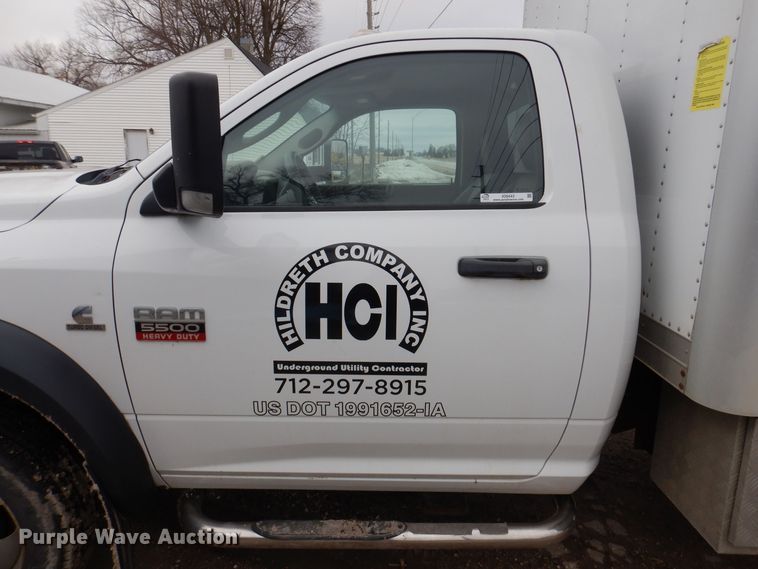 image for item IO9443 2012 Dodge Ram 5500  box truck