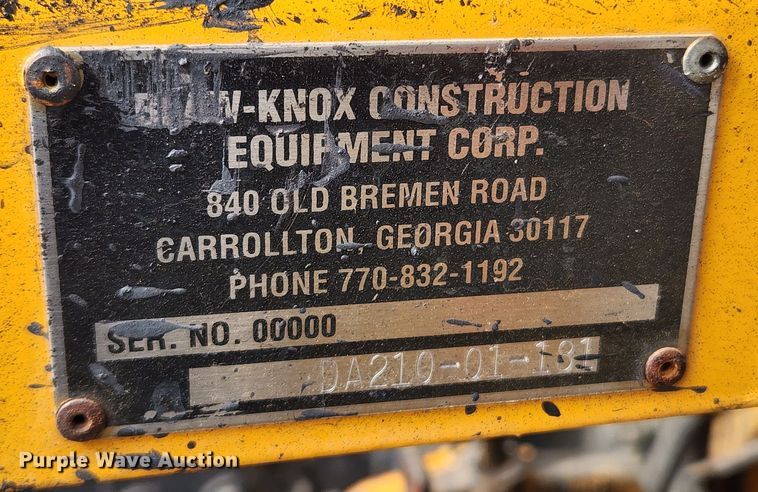 image for item JB9541 Ingersoll Rand Blaw-Knox  sealcoat squeegee machine