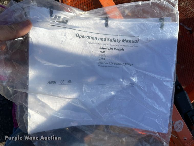 image for item JC9965 2013 JLG 460SJ  boom lift