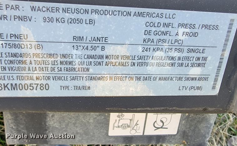 image for item JL9339 2019 Wacker Neuson LTV6L  light plant